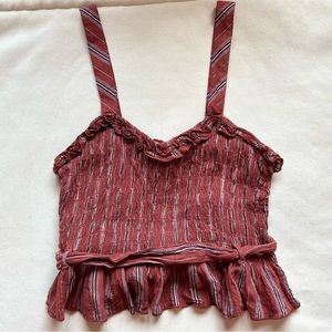 Smocked Crop Top